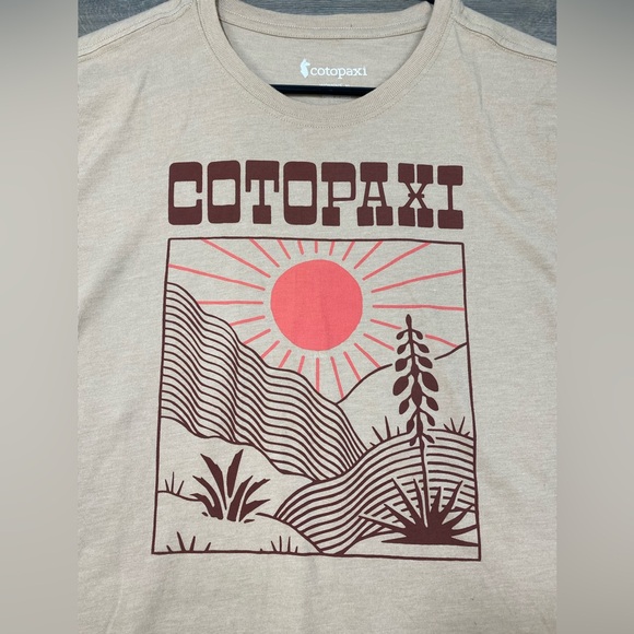 Cotopaxi Women’s Western Hills Cropped Tshirt Tan Sz XLarge - Picture 3 of 9